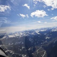 Flugwegposition um 13:22:58: Aufgenommen in der Nähe von Gemeinde Schönwies, Österreich in 3276 Meter